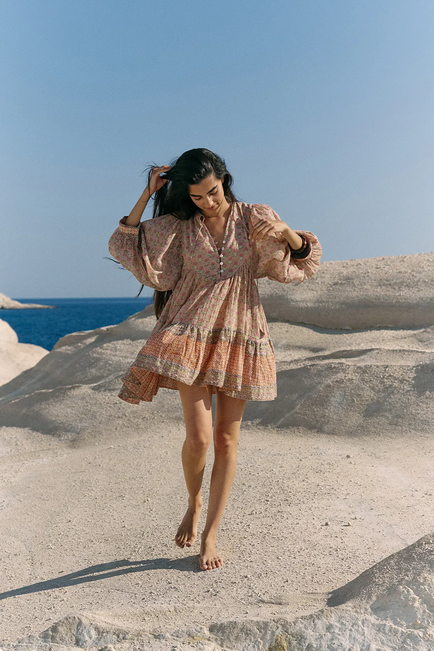Bhoomi Mini Dress ~ Sunset - Image 10