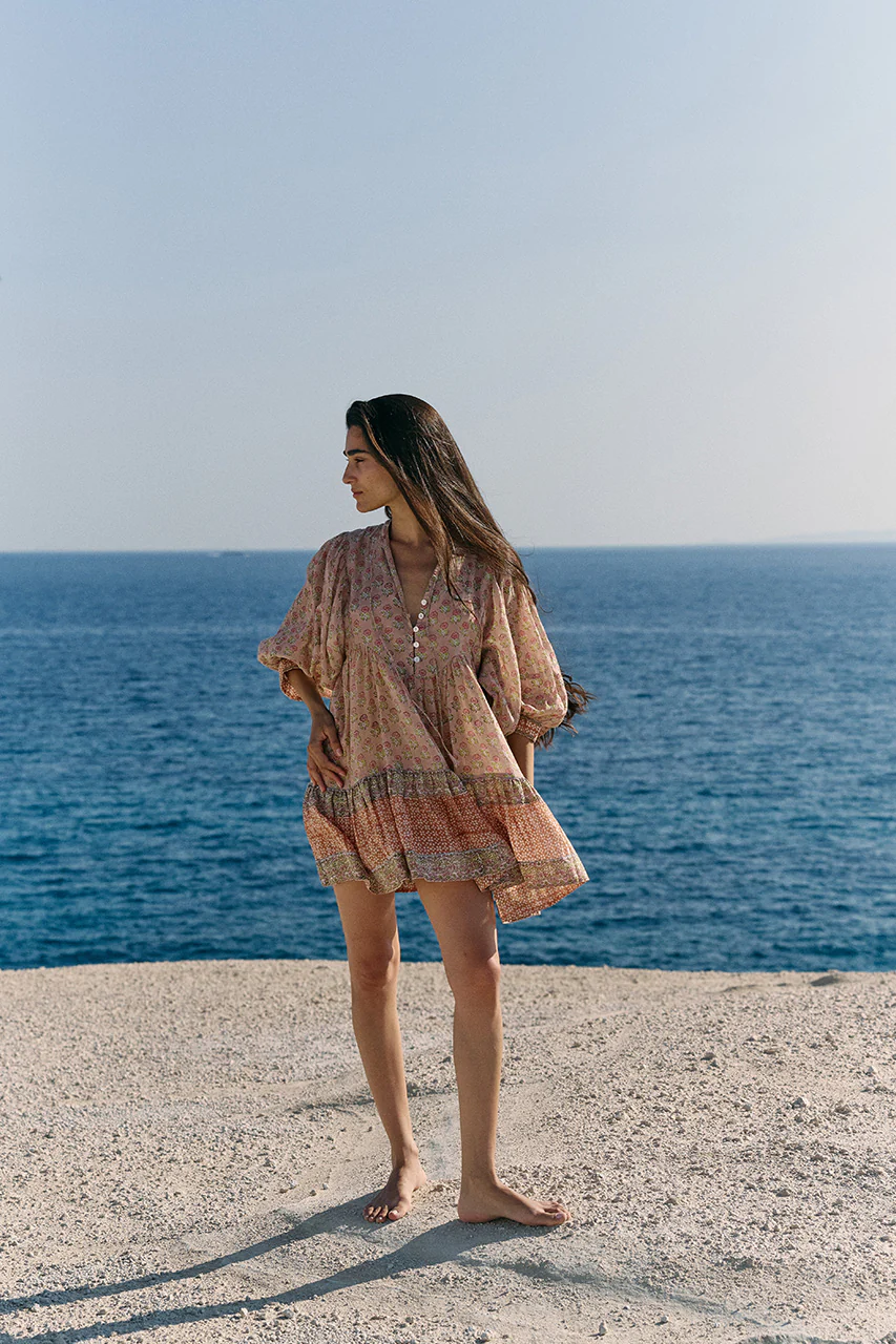 Bhoomi Mini Dress ~ Sunset - Image 8
