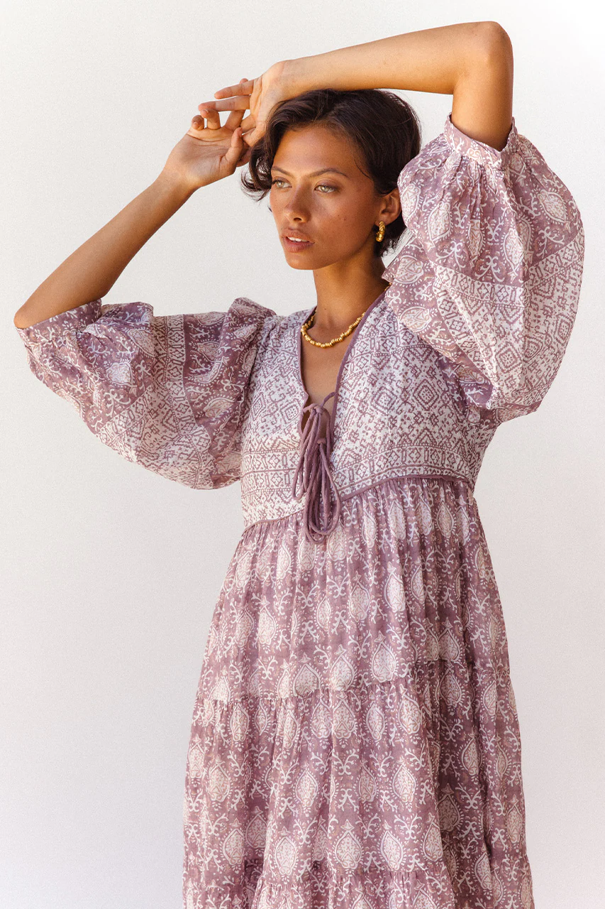 Jasmine Maxi Dress - Lavender - Image 5
