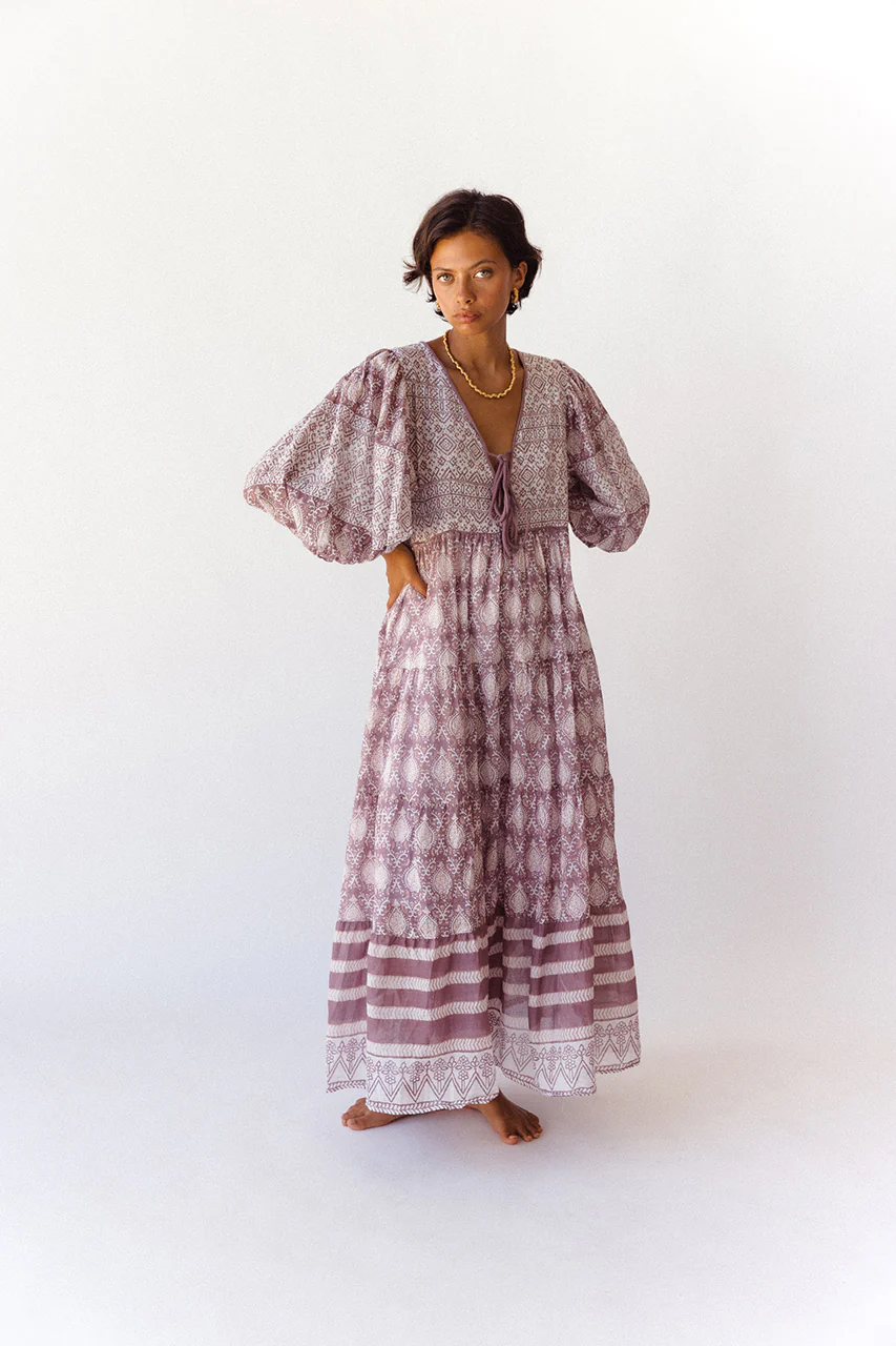 Jasmine Maxi Dress - Lavender - Image 7