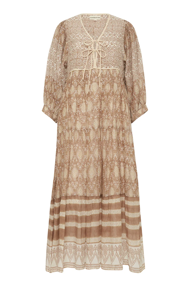 Jasmine Midi Dress - Shell - Image 8