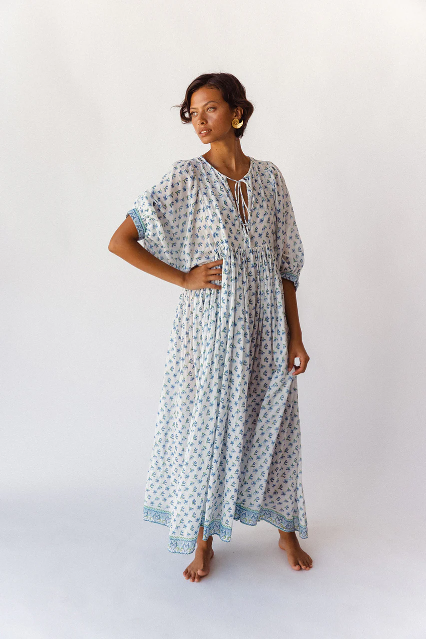 Kyra Maxi Dress ~  Azure - Image 5