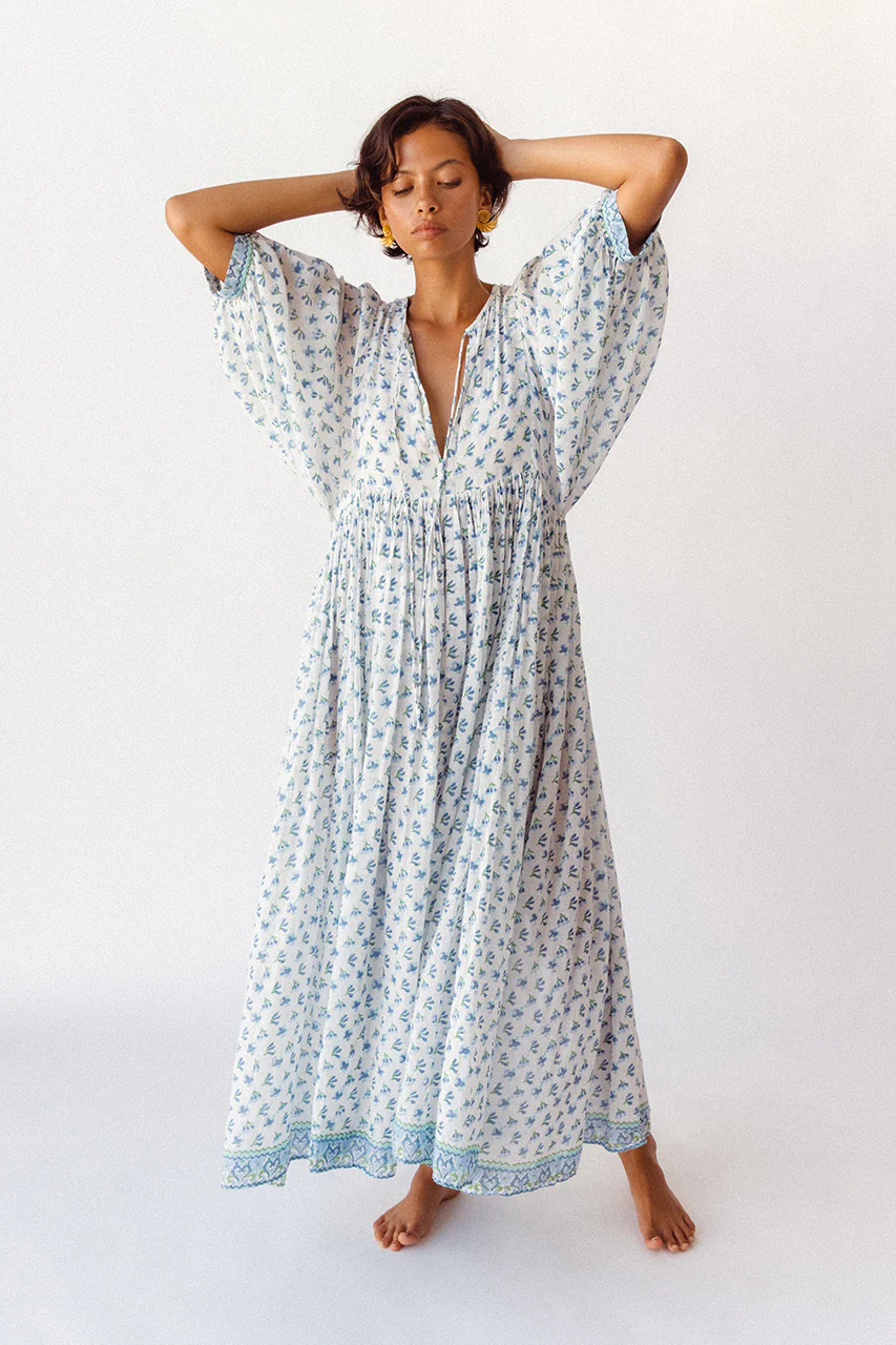 Kyra Maxi Dress ~  Azure - Image 9