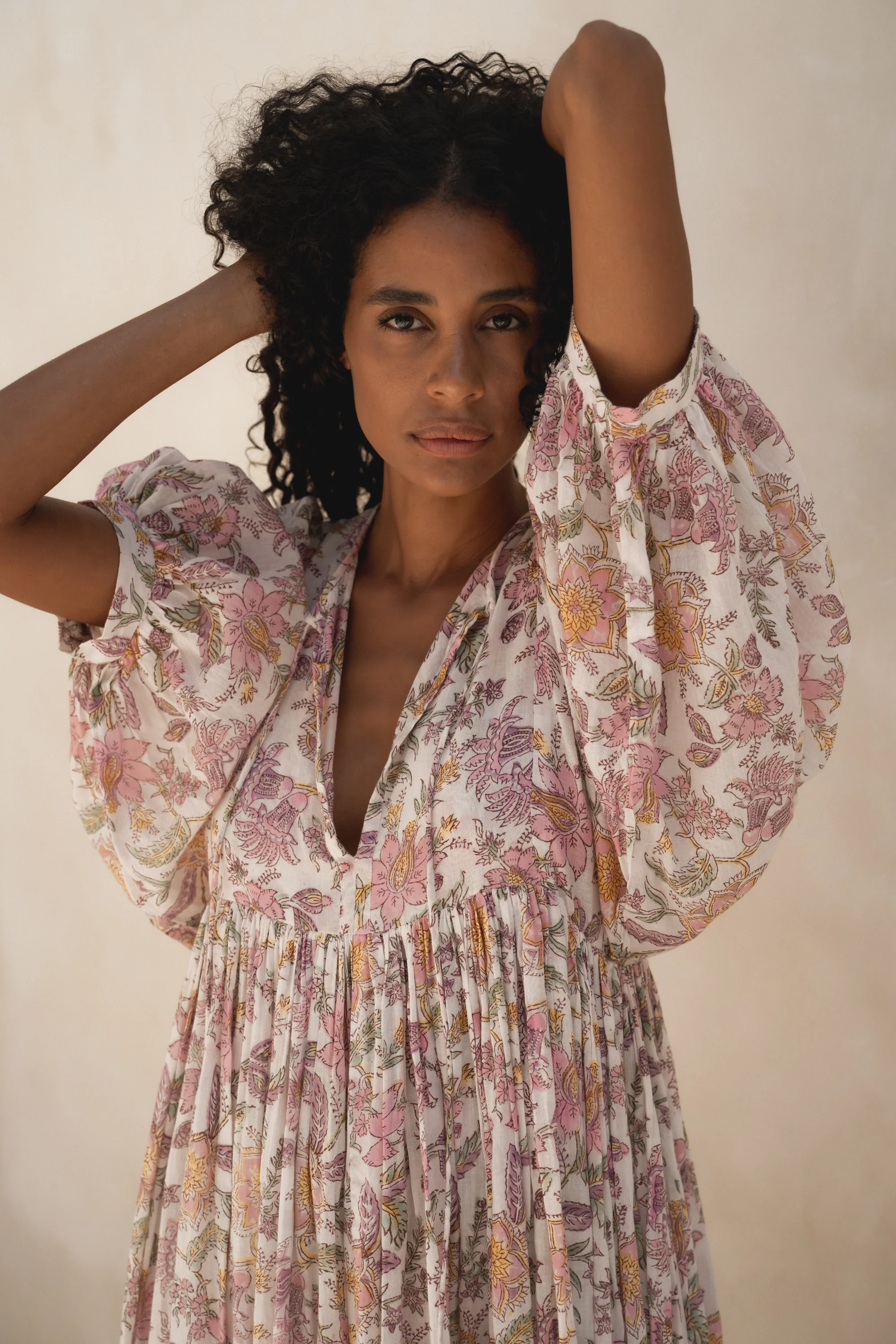 Kyra Maxi Dress ~ Fuchsia Bloom - Image 4