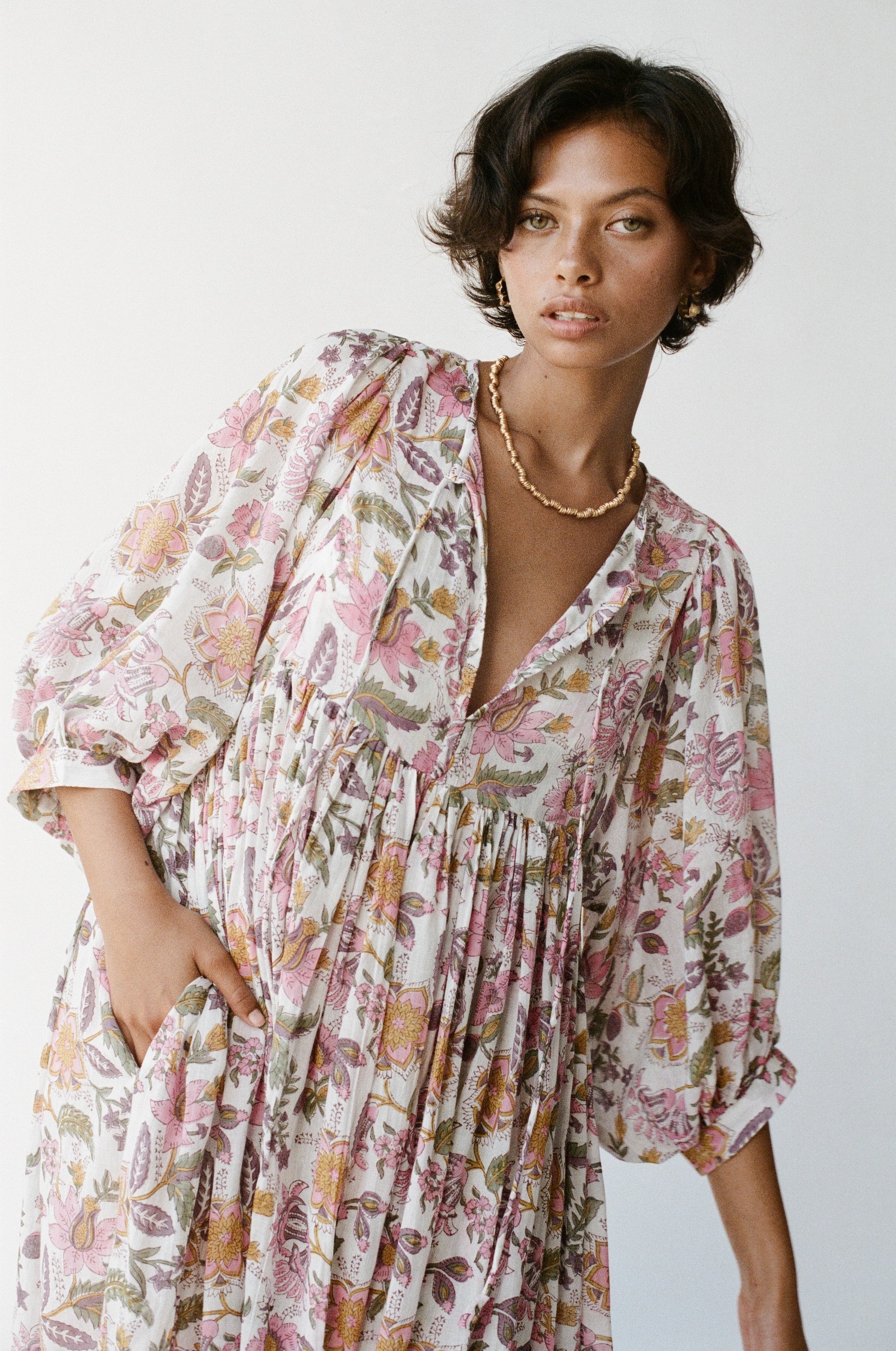 Kyra Maxi Dress ~ Fuchsia Bloom - Image 6