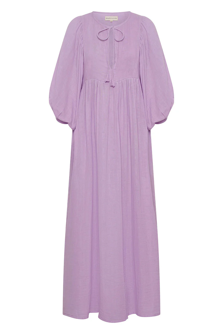 Kyra Maxi Dress ~ Lilac Gauze - Image 10