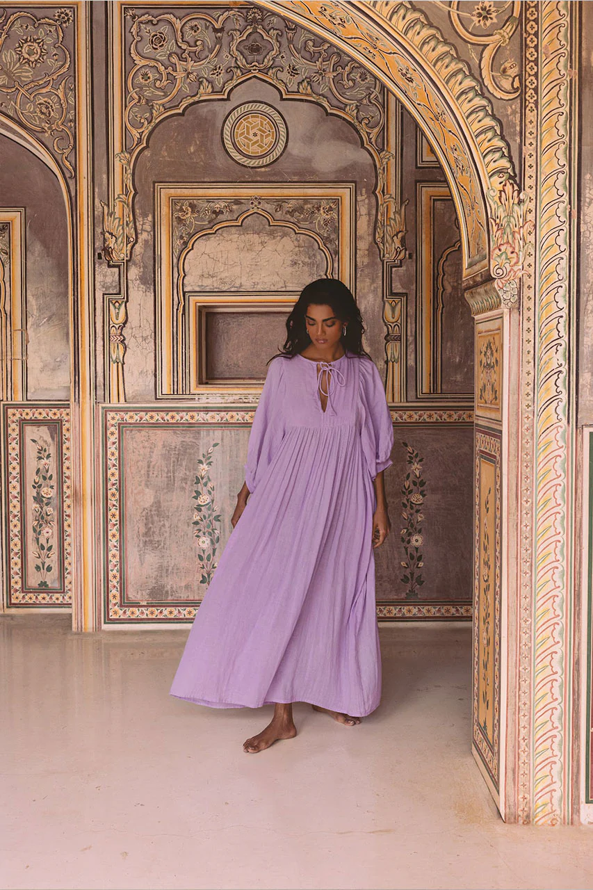 Kyra Maxi Dress ~ Lilac Gauze - Image 3