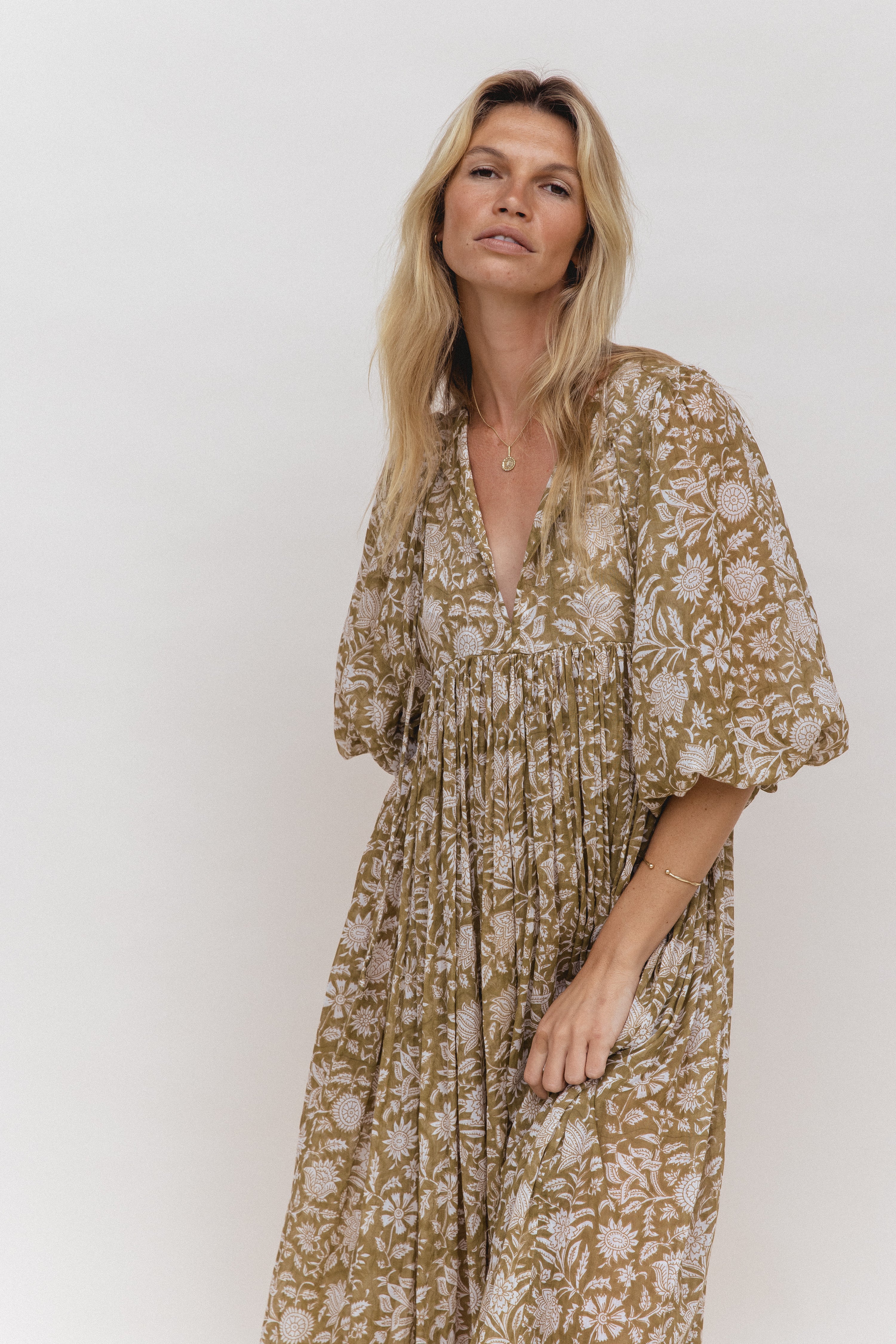 Kyra Maxi Dress ~ Olive - Image 7