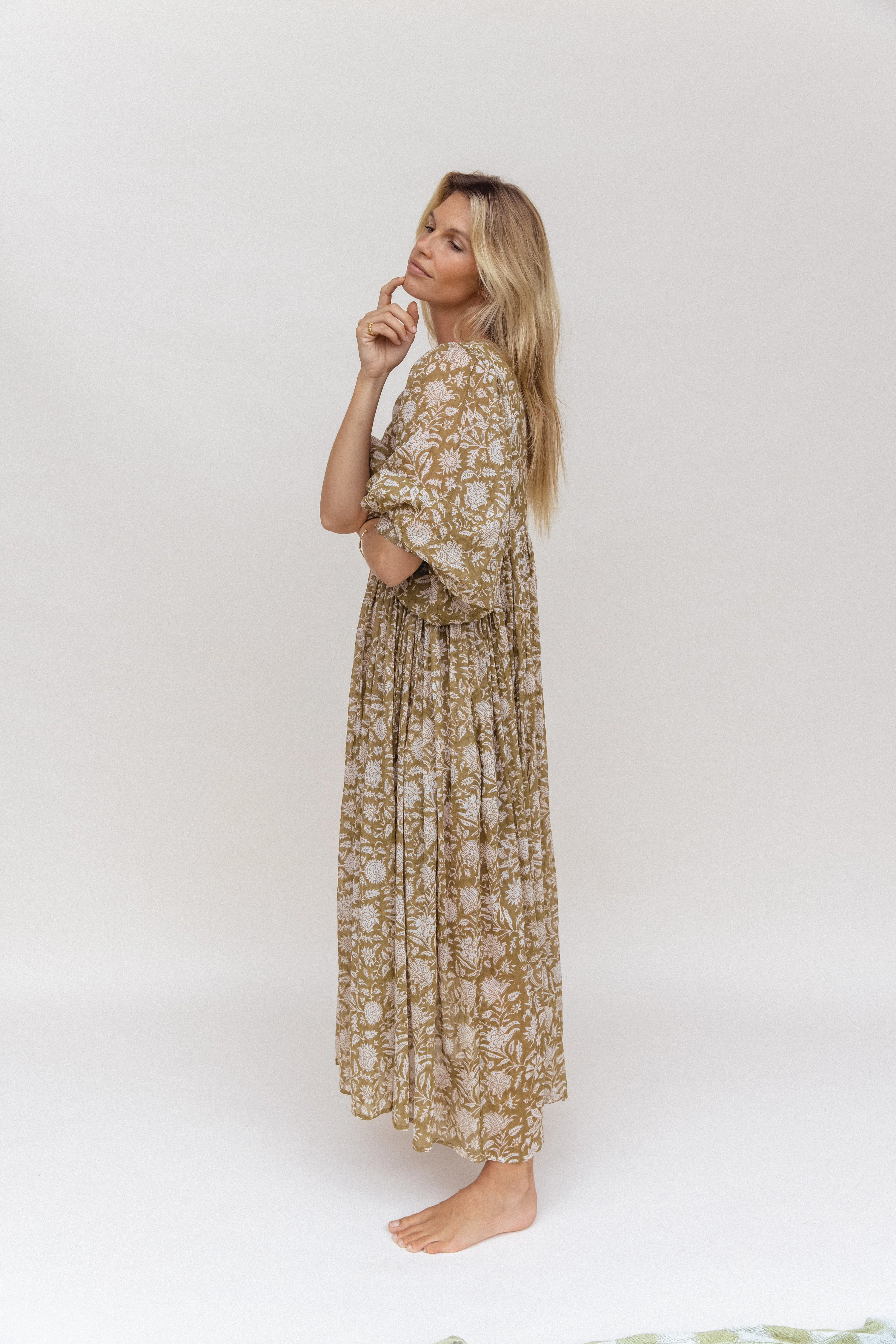 Kyra Maxi Dress ~ Olive - Image 8