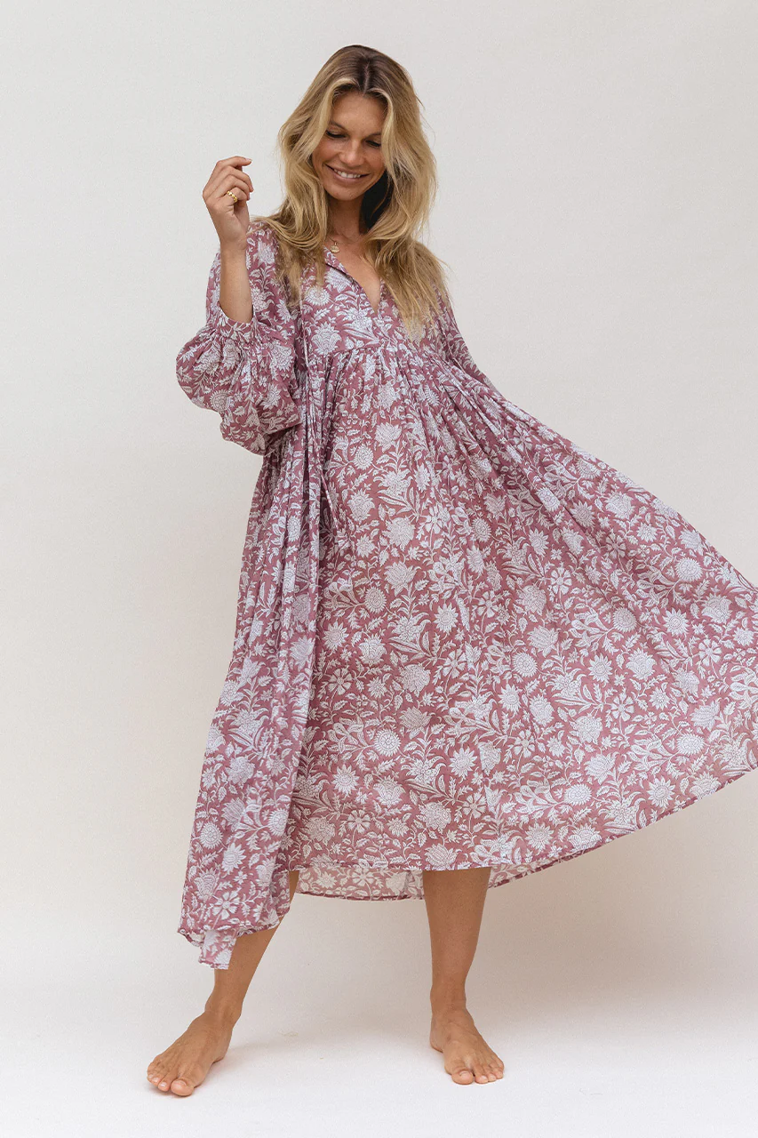 Kyra Midi Dress ~ Musk - Image 3