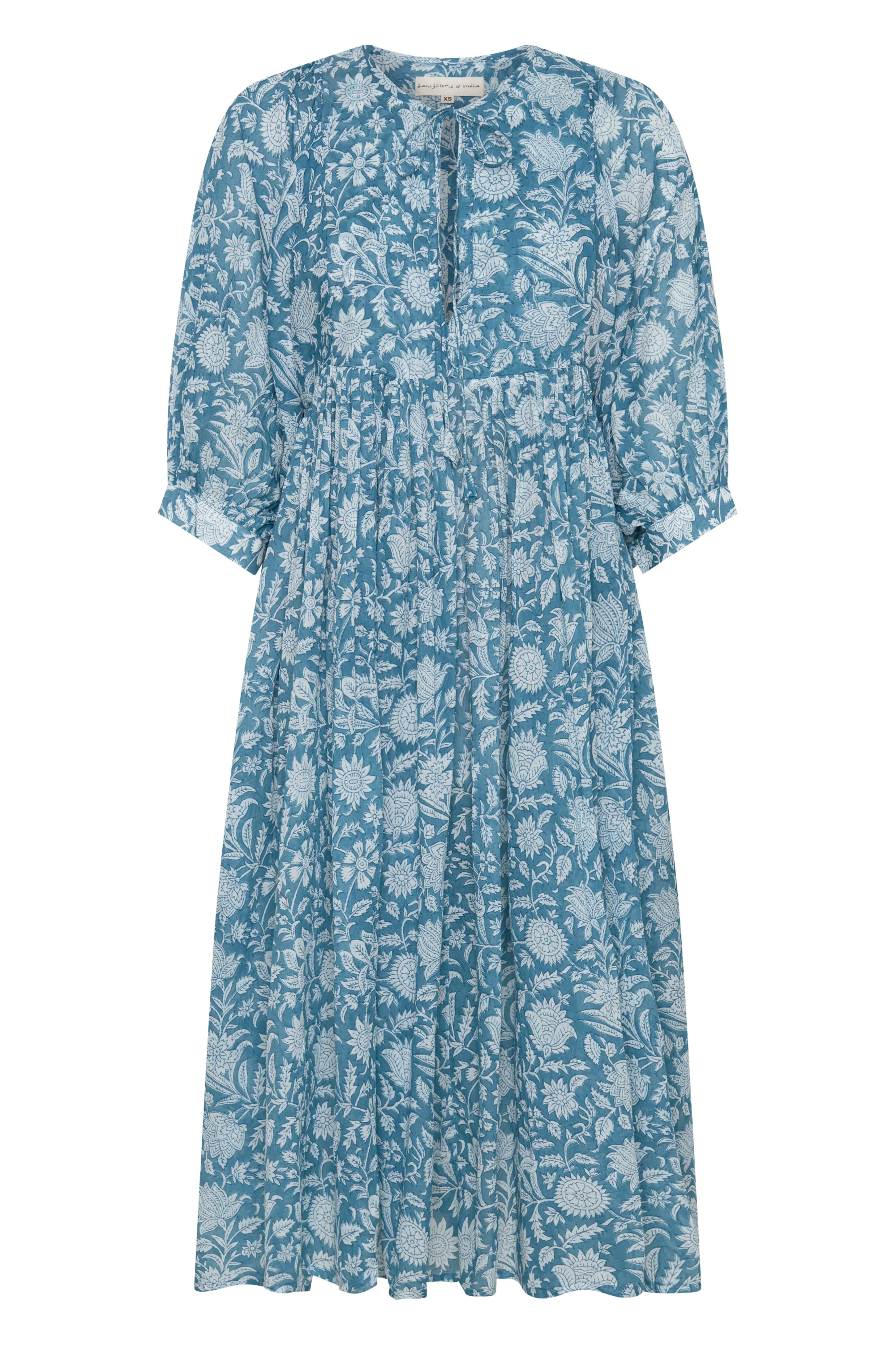 Kyra Midi Dress ~ Ocean Blue - Image 8