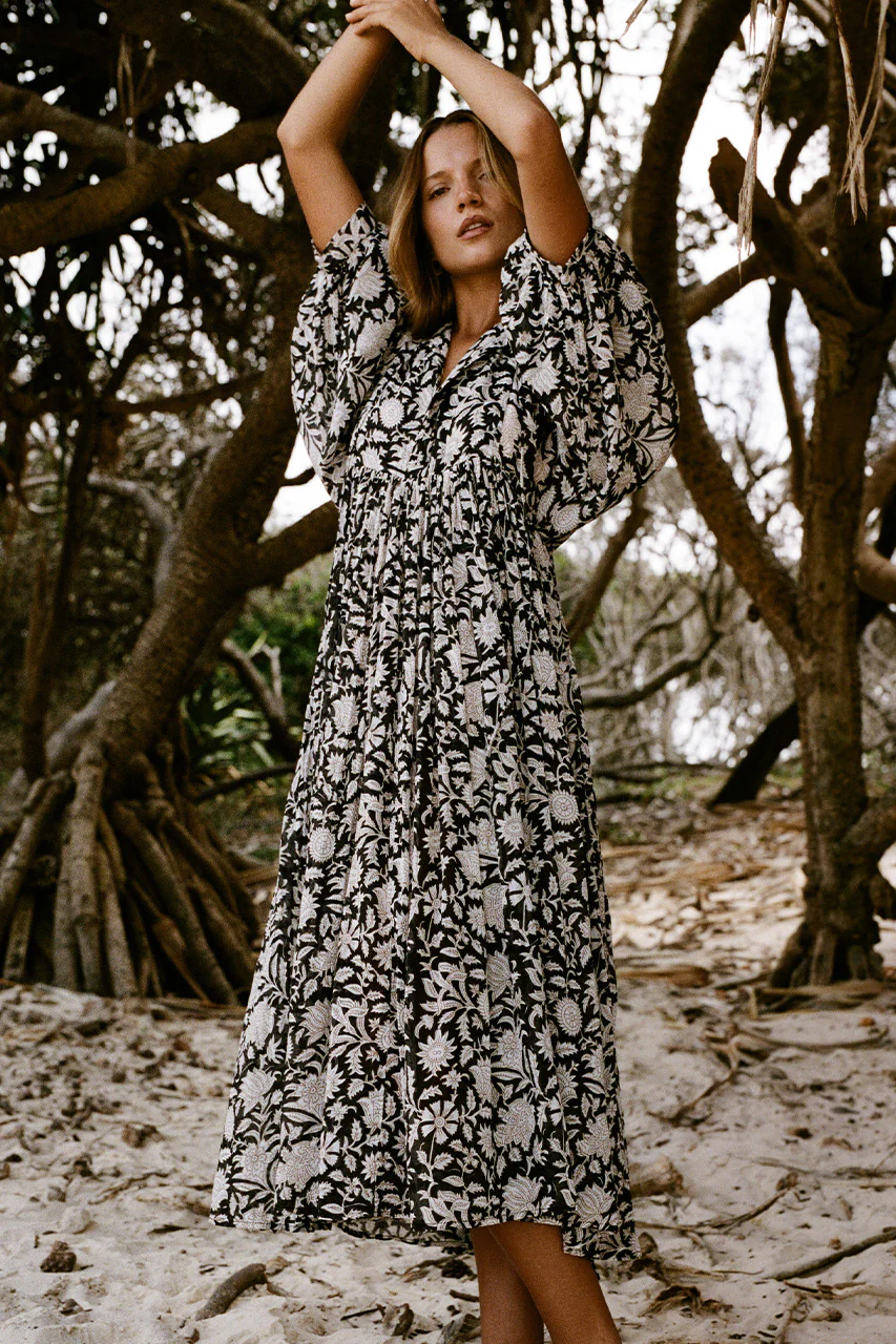 Kyra Midi Dress ~ Pepper - Image 4