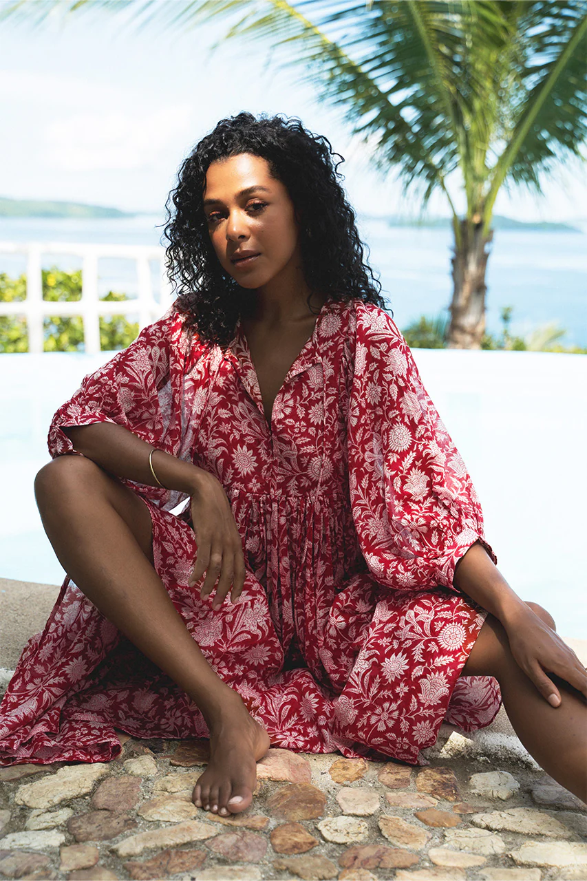 Kyra Midi Dress ~ Saffron - Image 3