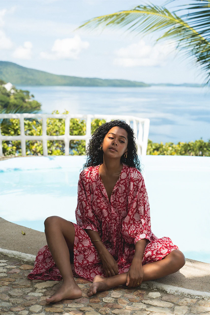 Kyra Midi Dress ~ Saffron - Image 4