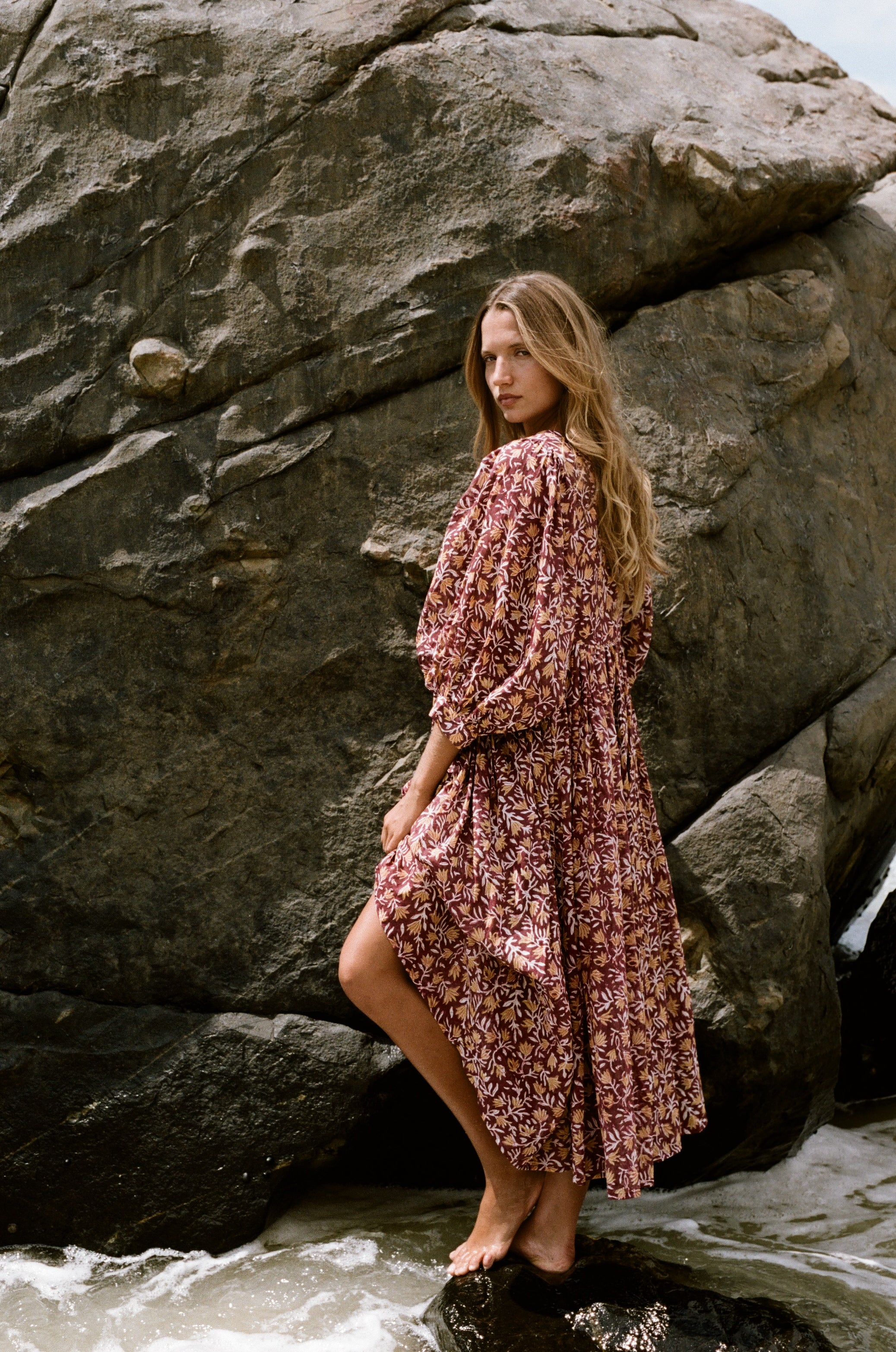 Kyra Midi Dress ~ Sumac - Image 4