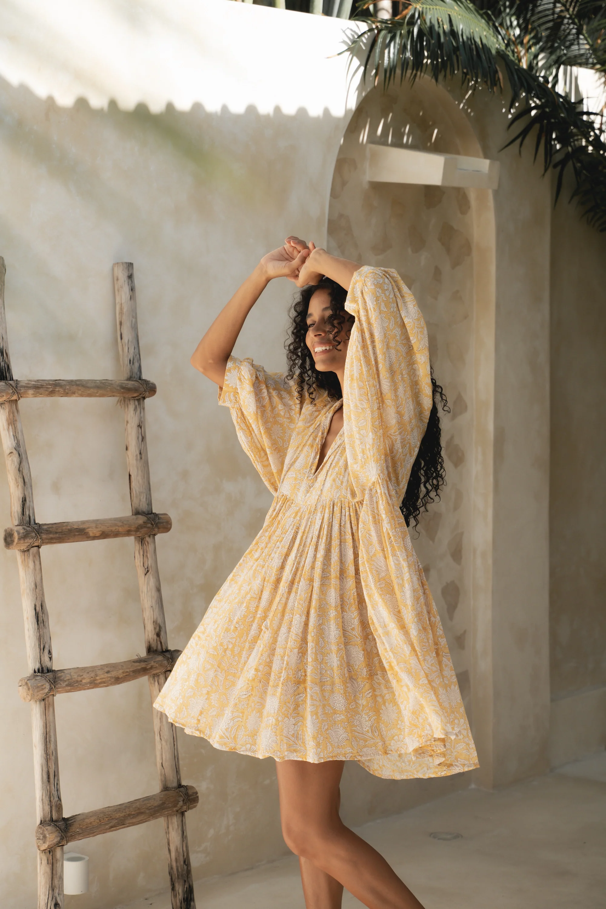 Kyra Mini Dress ~ Cumin - Image 8