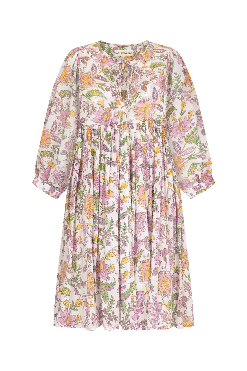 Kyra Mini Dress ~ Fuchsia Bloom - Image 8