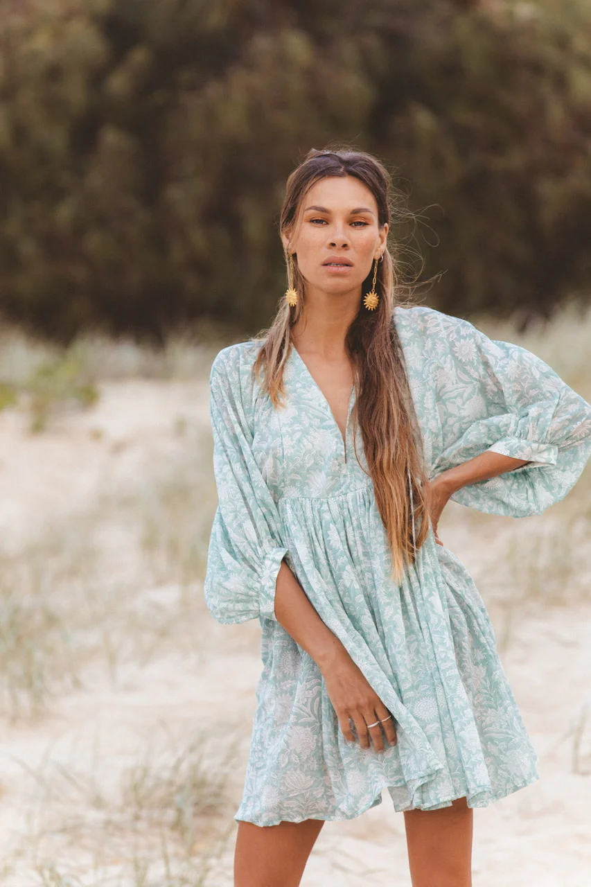 Kyra Mini Dress ~ Jade - Image 5