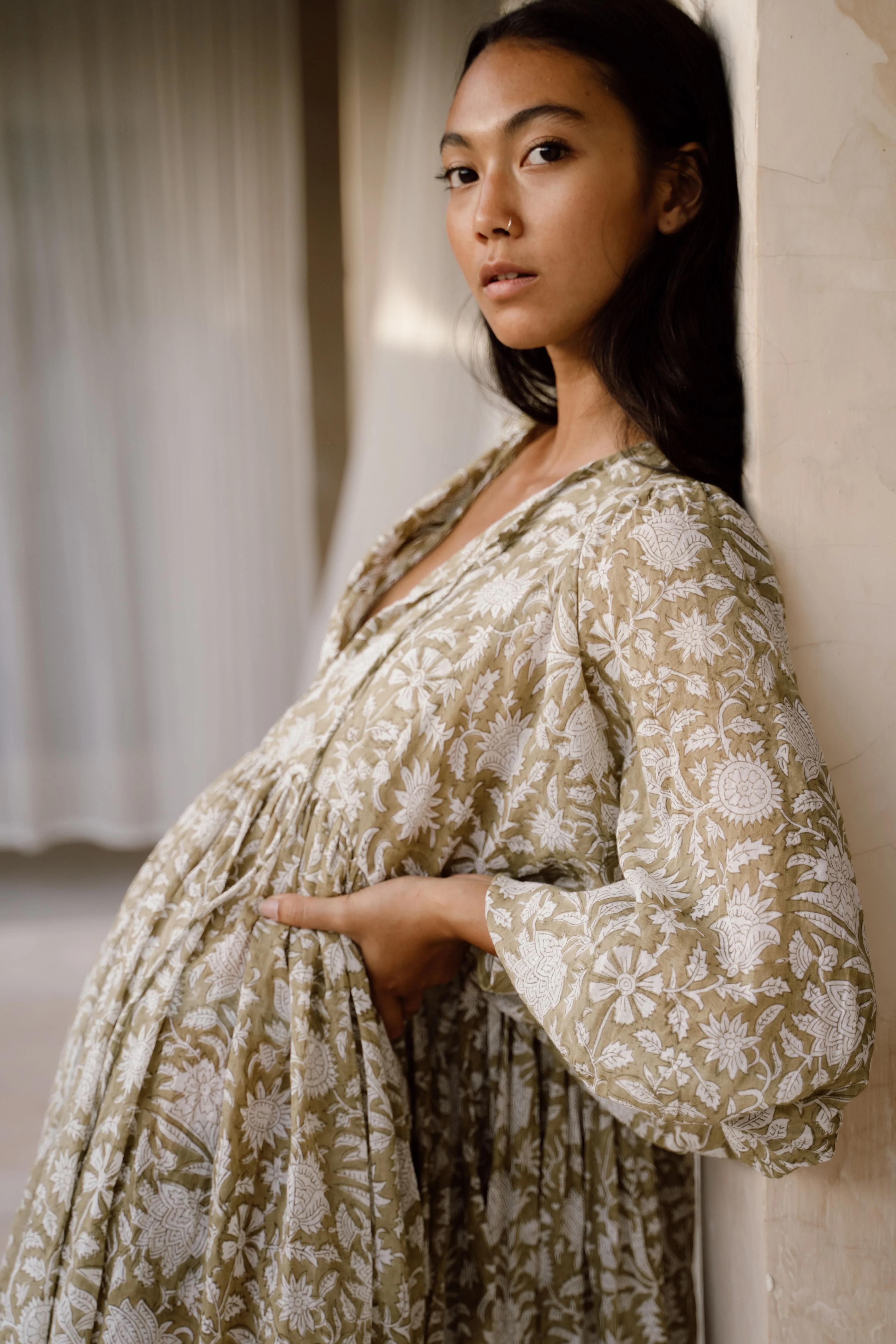 Kyra Mini Dress ~ Olive - Image 5