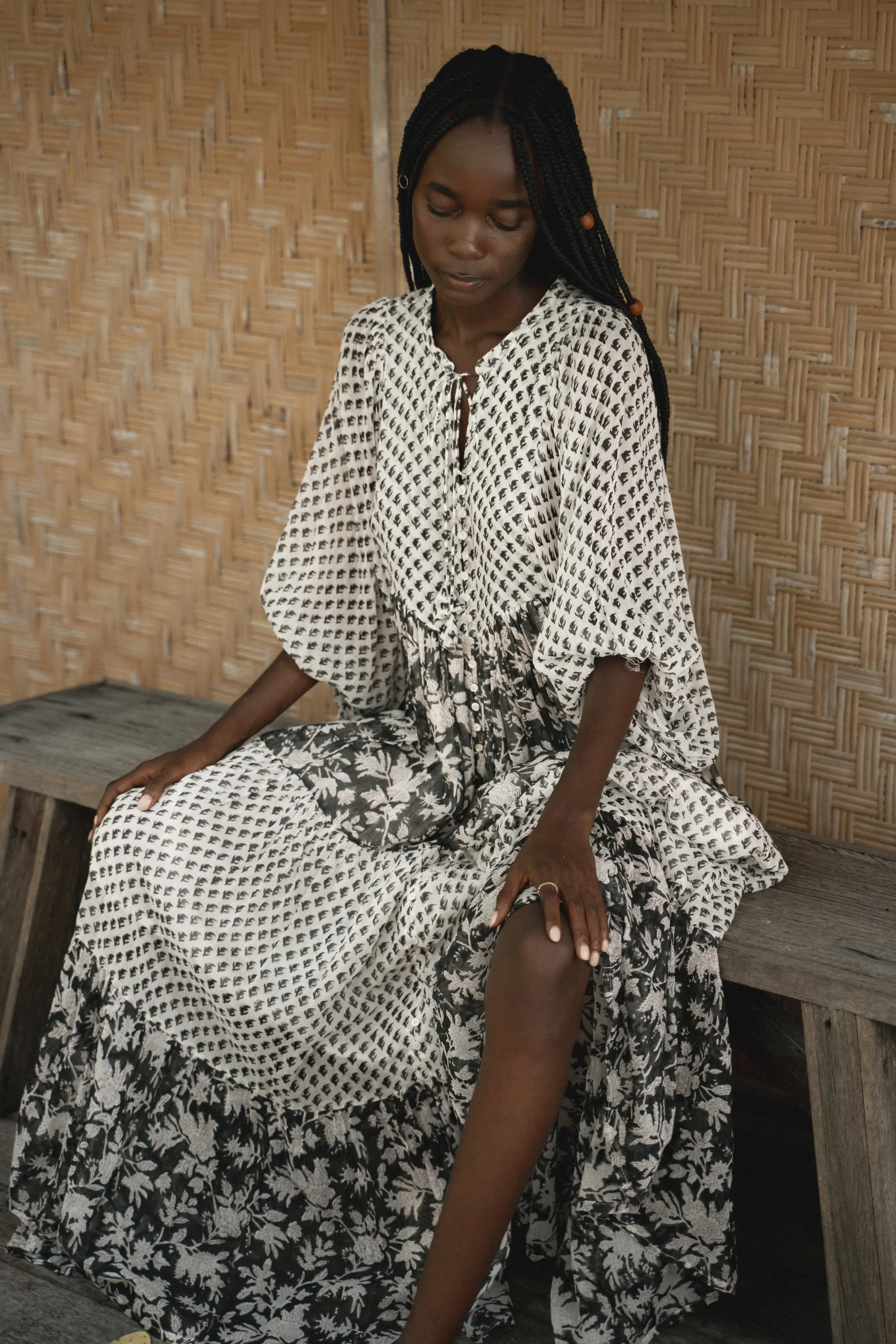 Nora Maxi Dress ~ Noir - Image 3