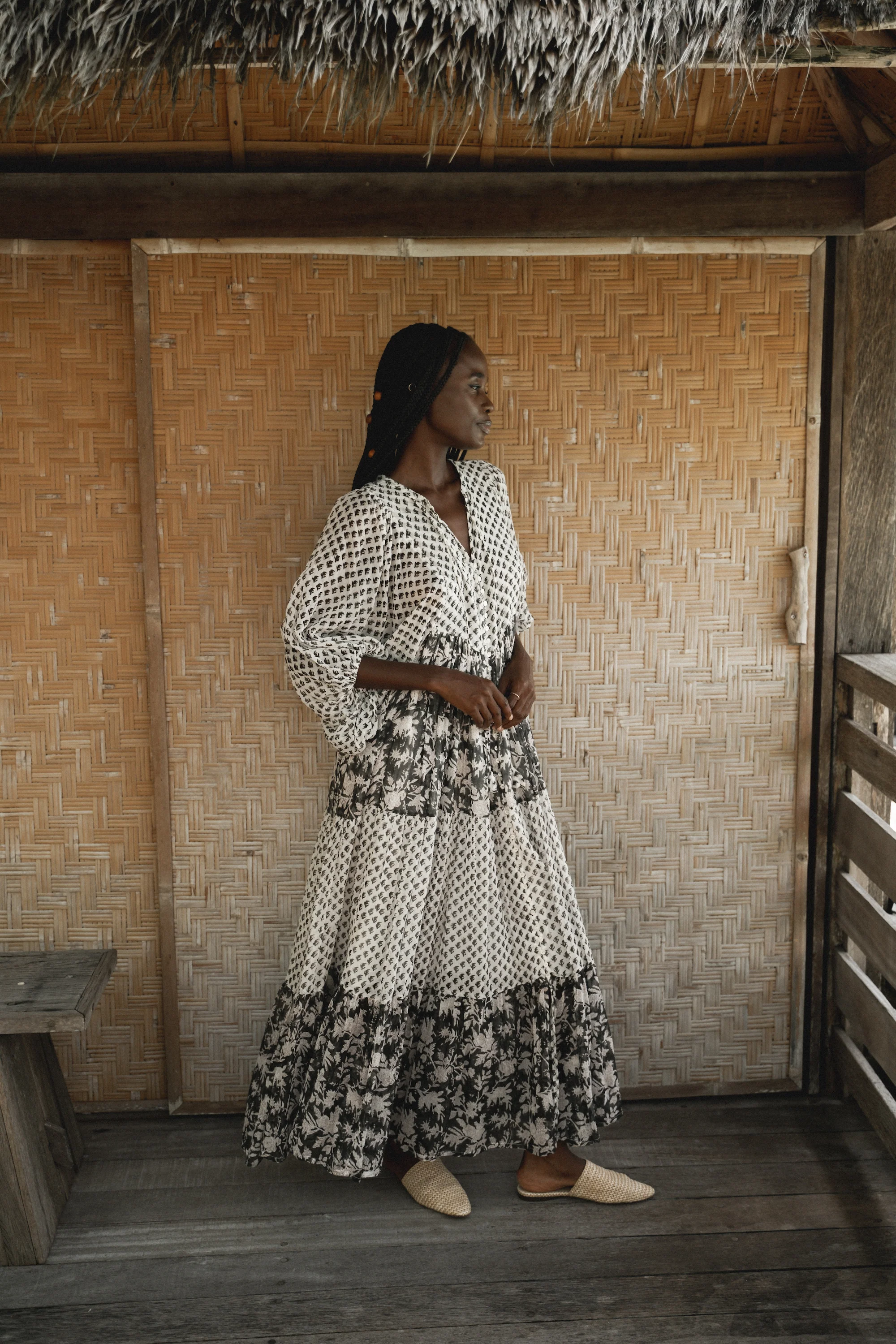 Nora Maxi Dress ~ Noir - Image 4