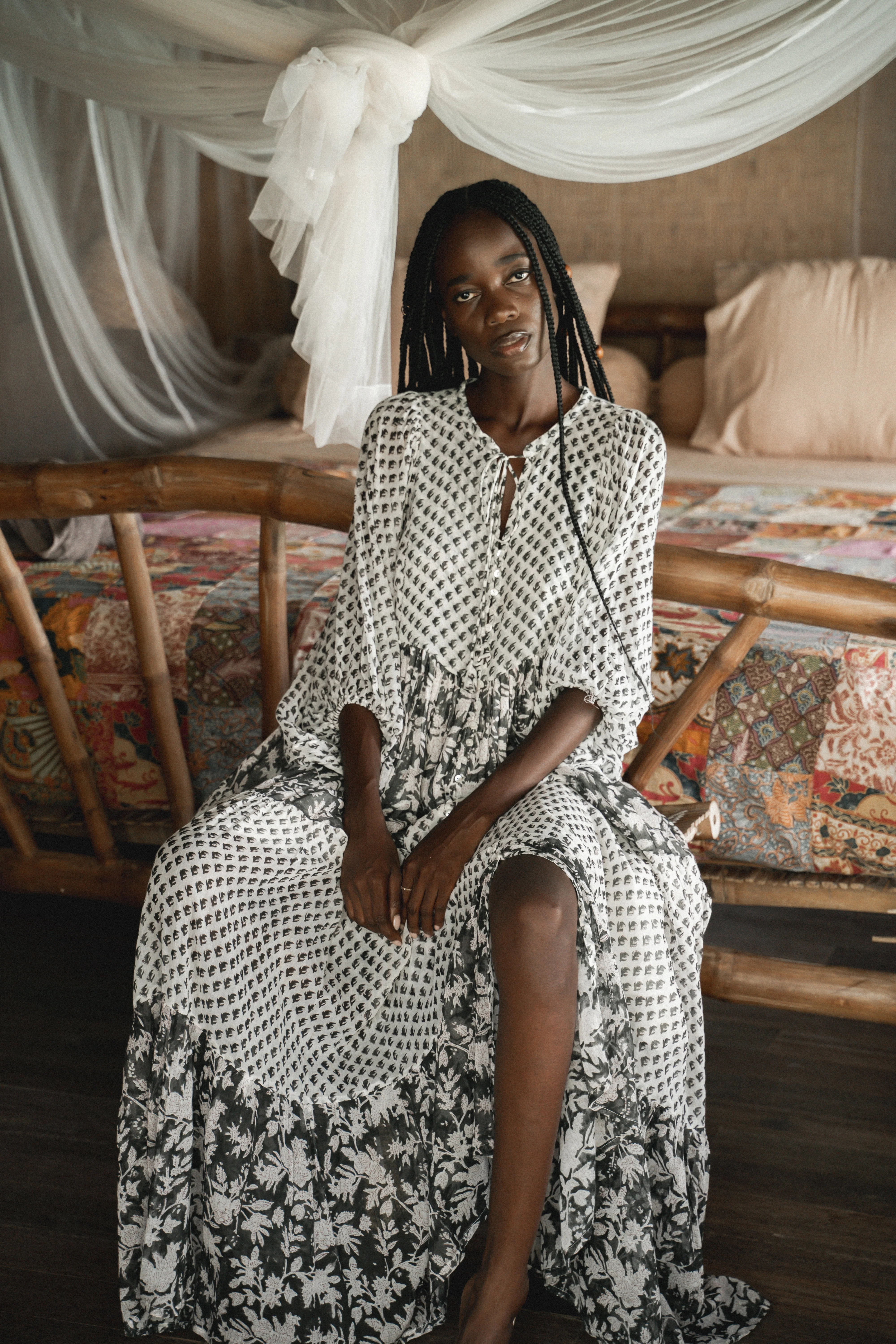 Nora Maxi Dress ~ Noir - Image 5