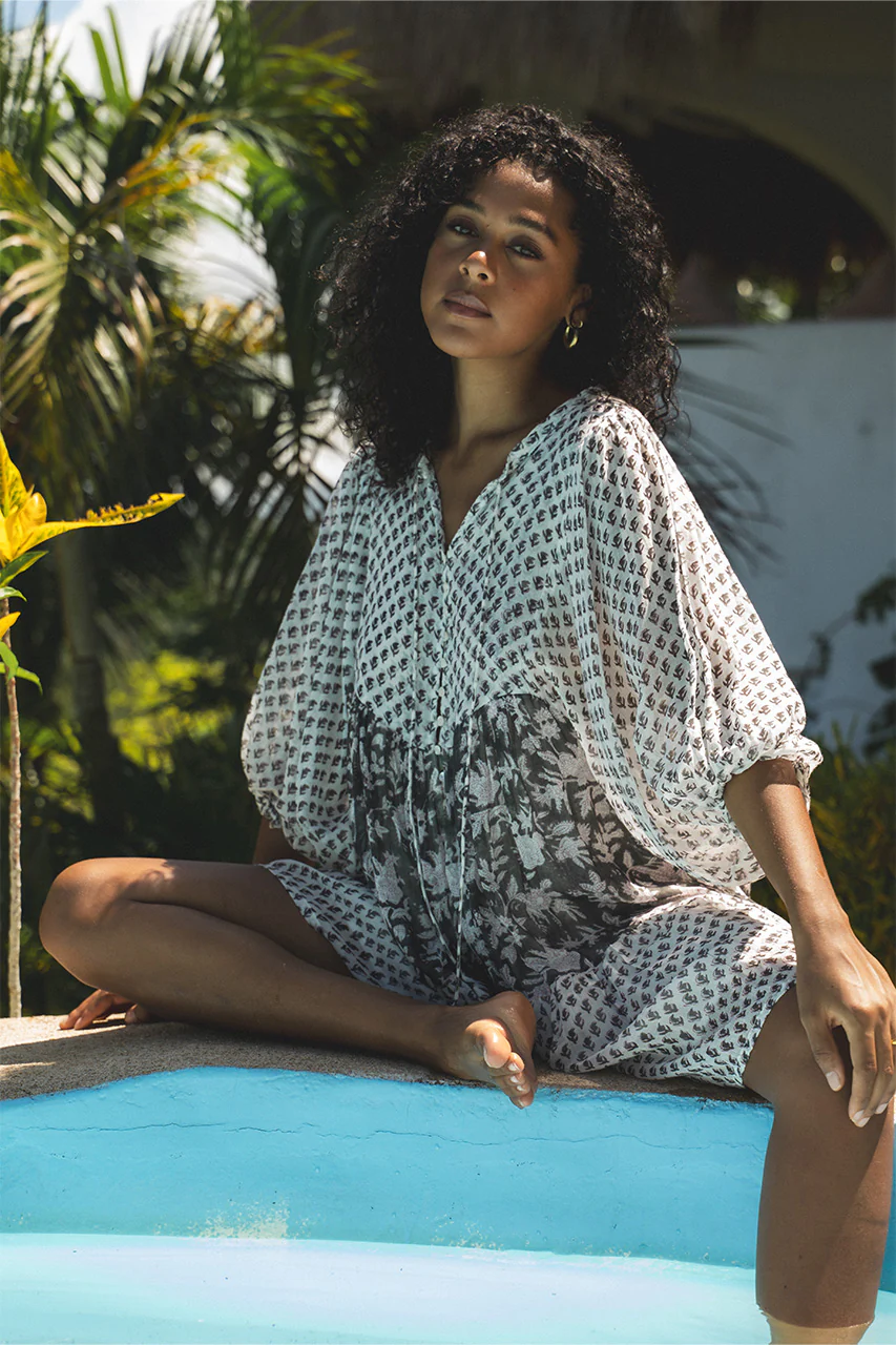 Nora Mini Dress ~ Noir - Image 3