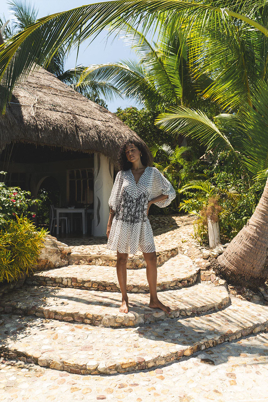 Nora Mini Dress ~ Noir - Image 5