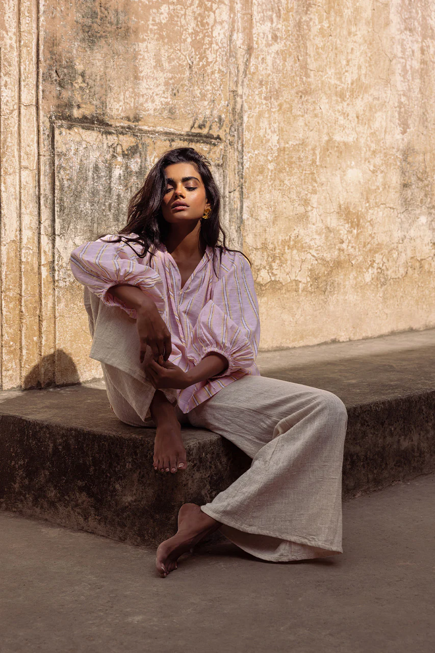 Poet Blouse ~ Pink Sorbet - Image 9