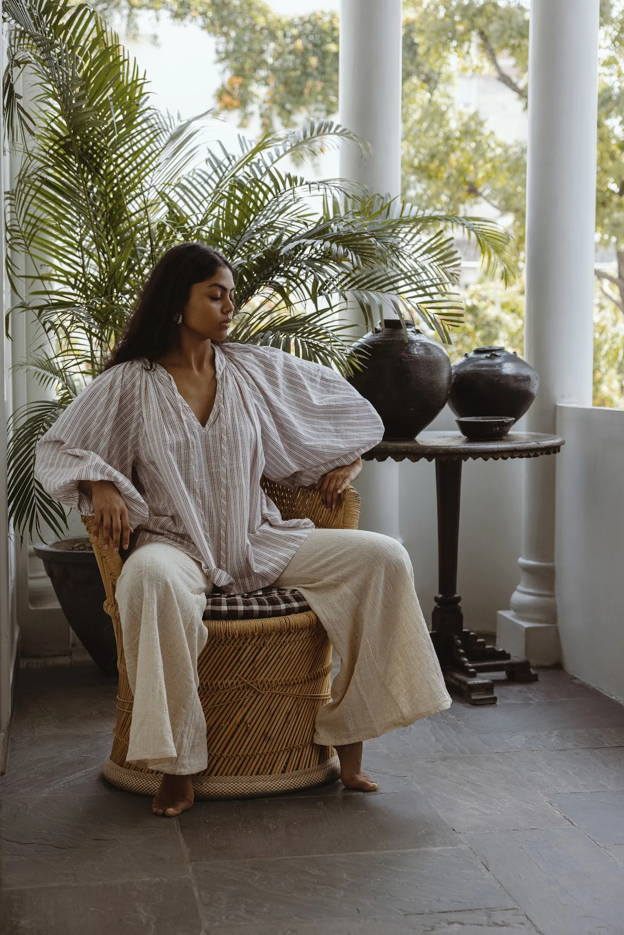 Poet Blouse ~ Vanilla - Image 3