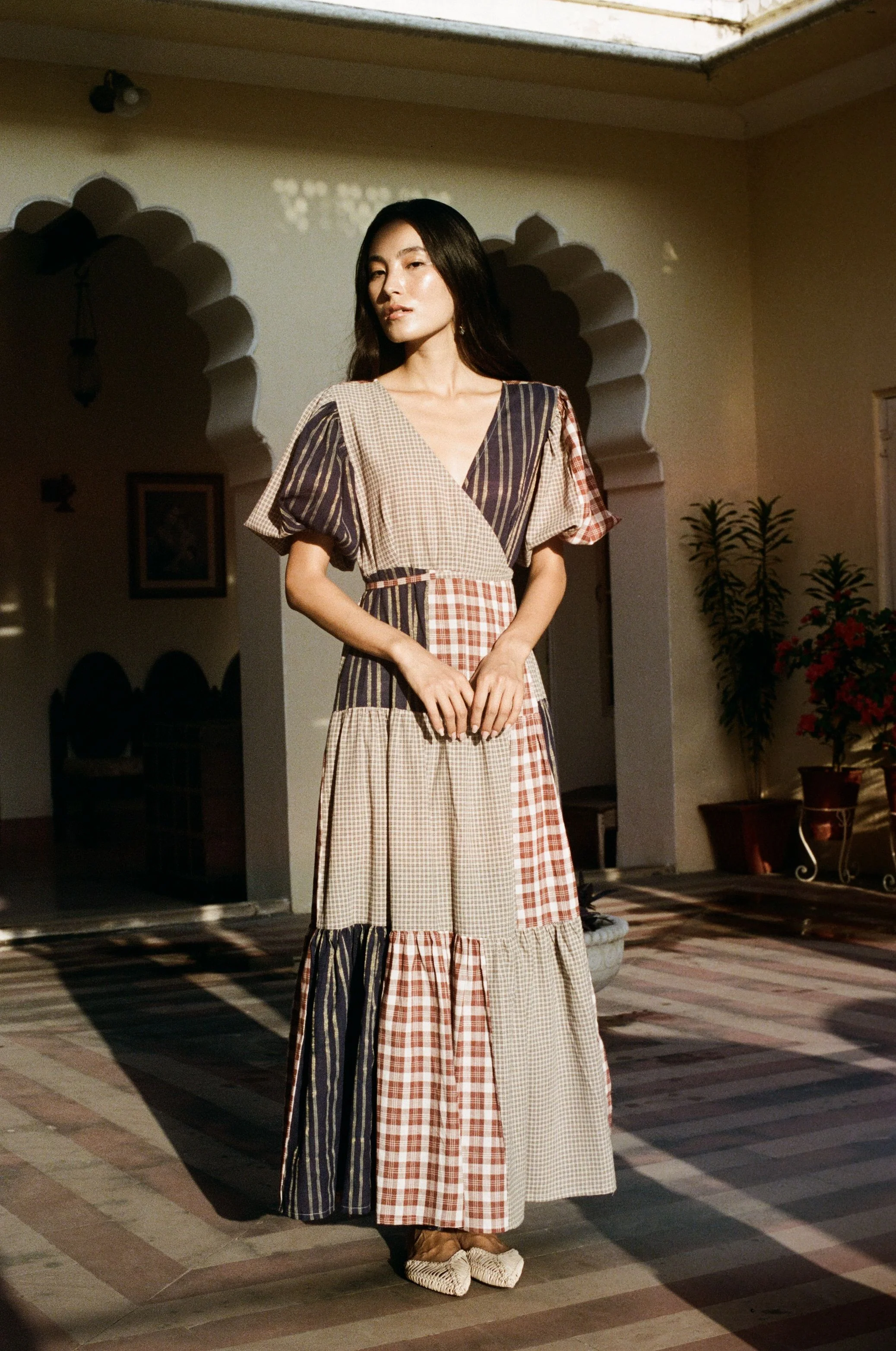 Poet Patchwork Dress - Image 3