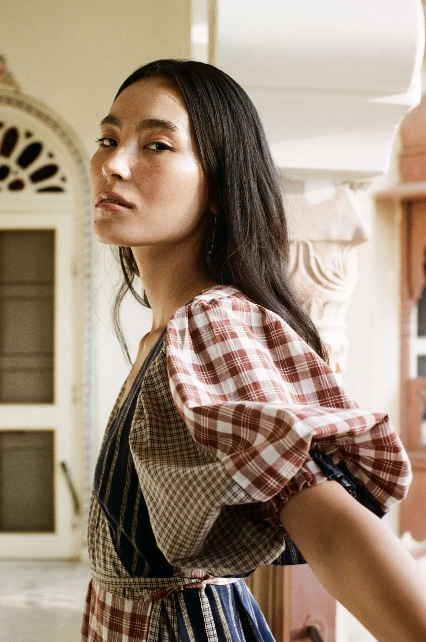 Poet Patchwork Dress - Image 4