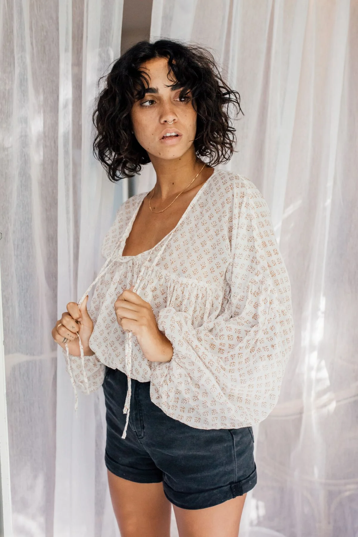 Rashmi Blouse ~ Cinnamon - Image 3