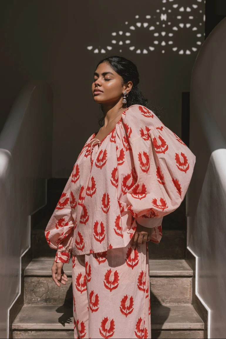 Ria Blouse ~ Cherry Blossom - Image 4