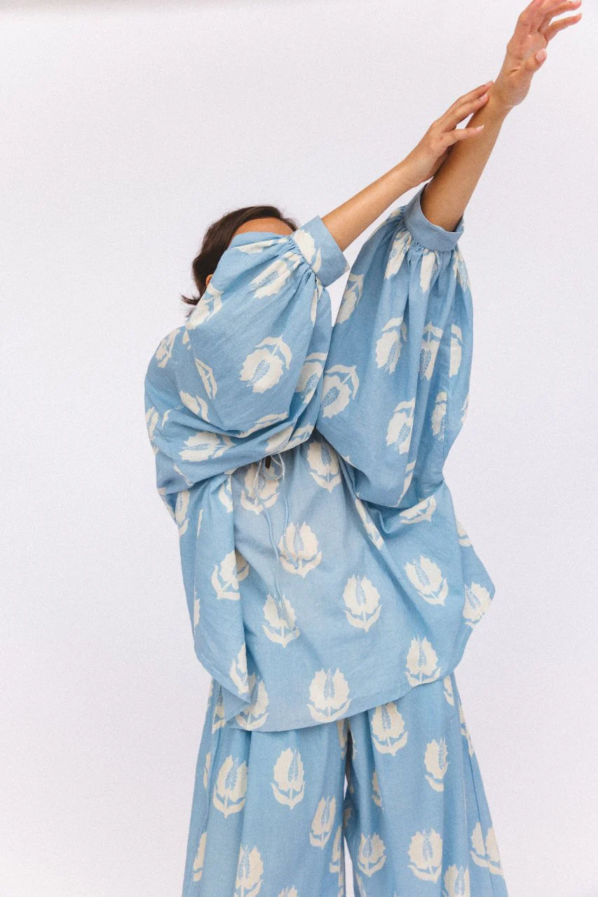 Ria Blouse ~ Sky - Image 6