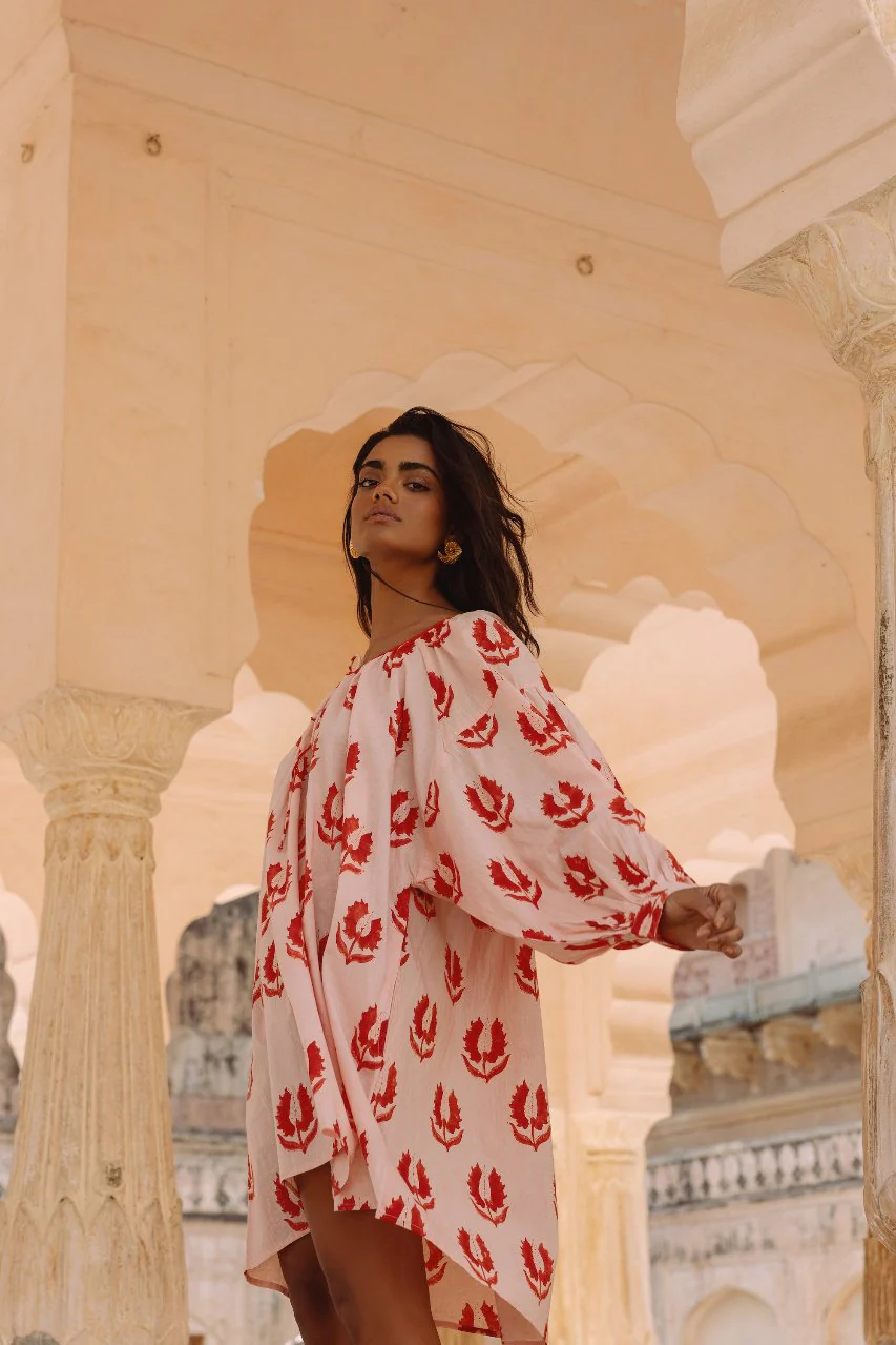 Ria Mini Dress ~ Cherry Blossom - Image 5