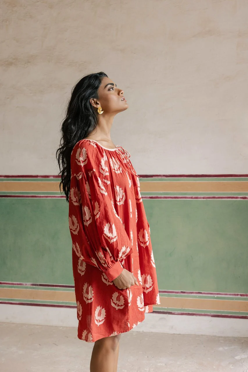 Ria Mini Dress ~ Ruby Red - Image 5