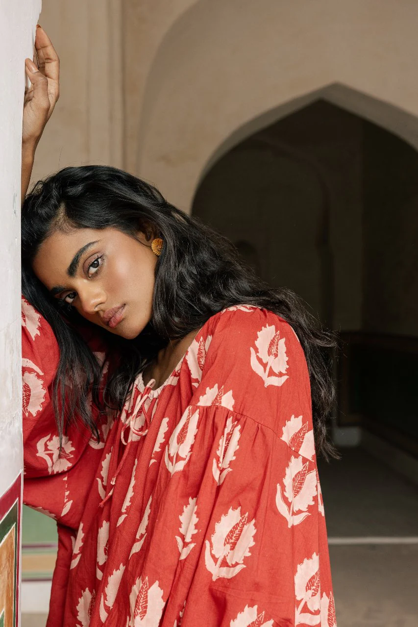 Ria Mini Dress ~ Ruby Red - Image 7