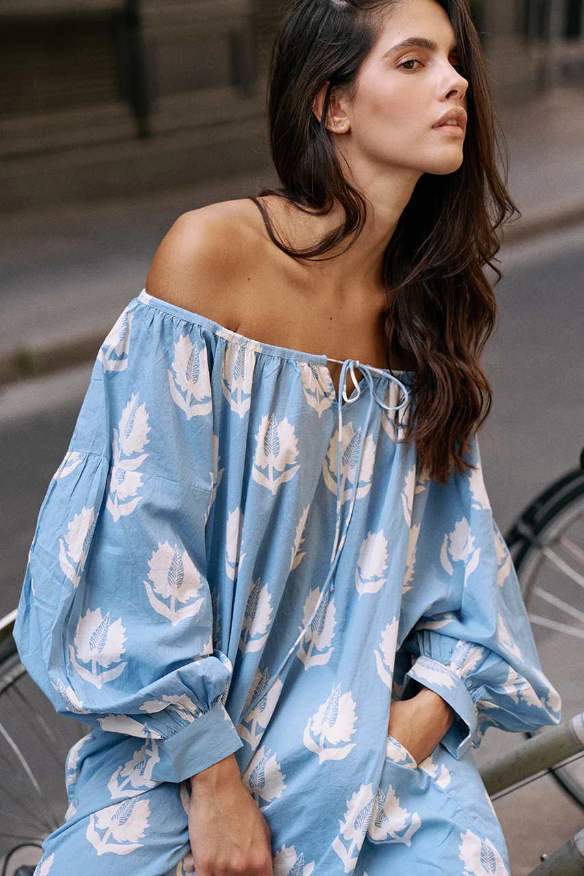 Ria Mini Dress ~ Sky - Image 3