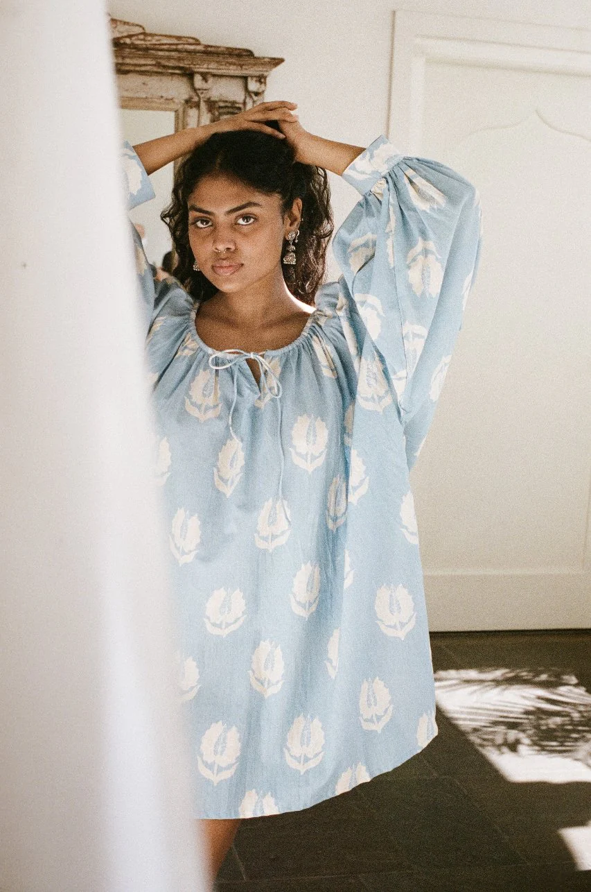 Ria Mini Dress ~ Sky - Image 6