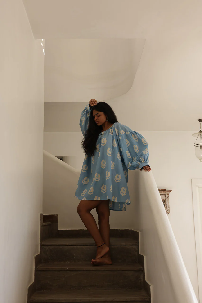 Ria Mini Dress ~ Sky - Image 7