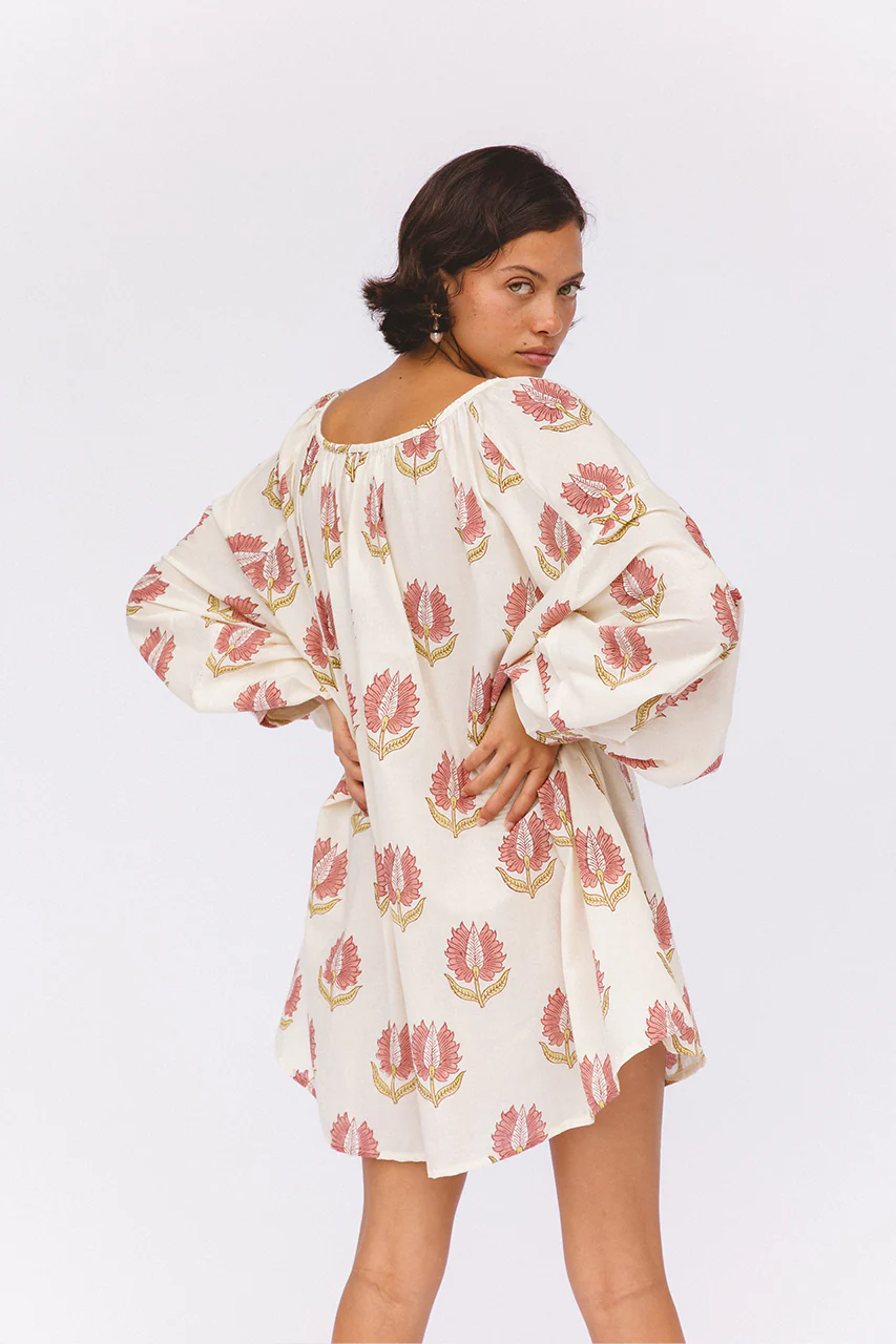 Ria Mini Dress ~ Strawberry Cream - Image 6