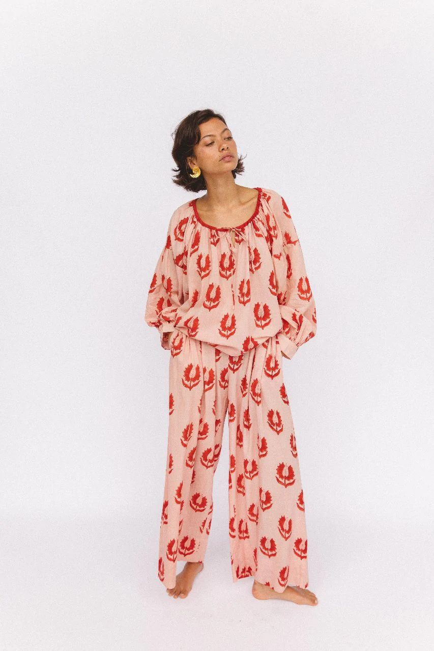 Ria Pants ~ Cherry Blossom - Image 3