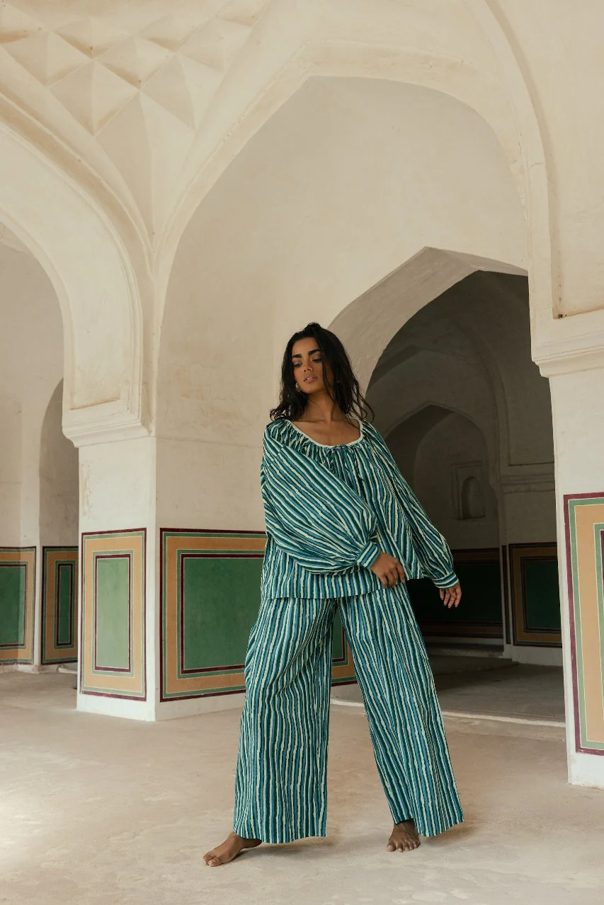 Ria Pants ~ Cyan Candy - Image 6