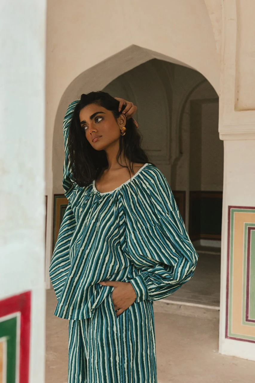 Ria Pants ~ Cyan Candy - Image 7