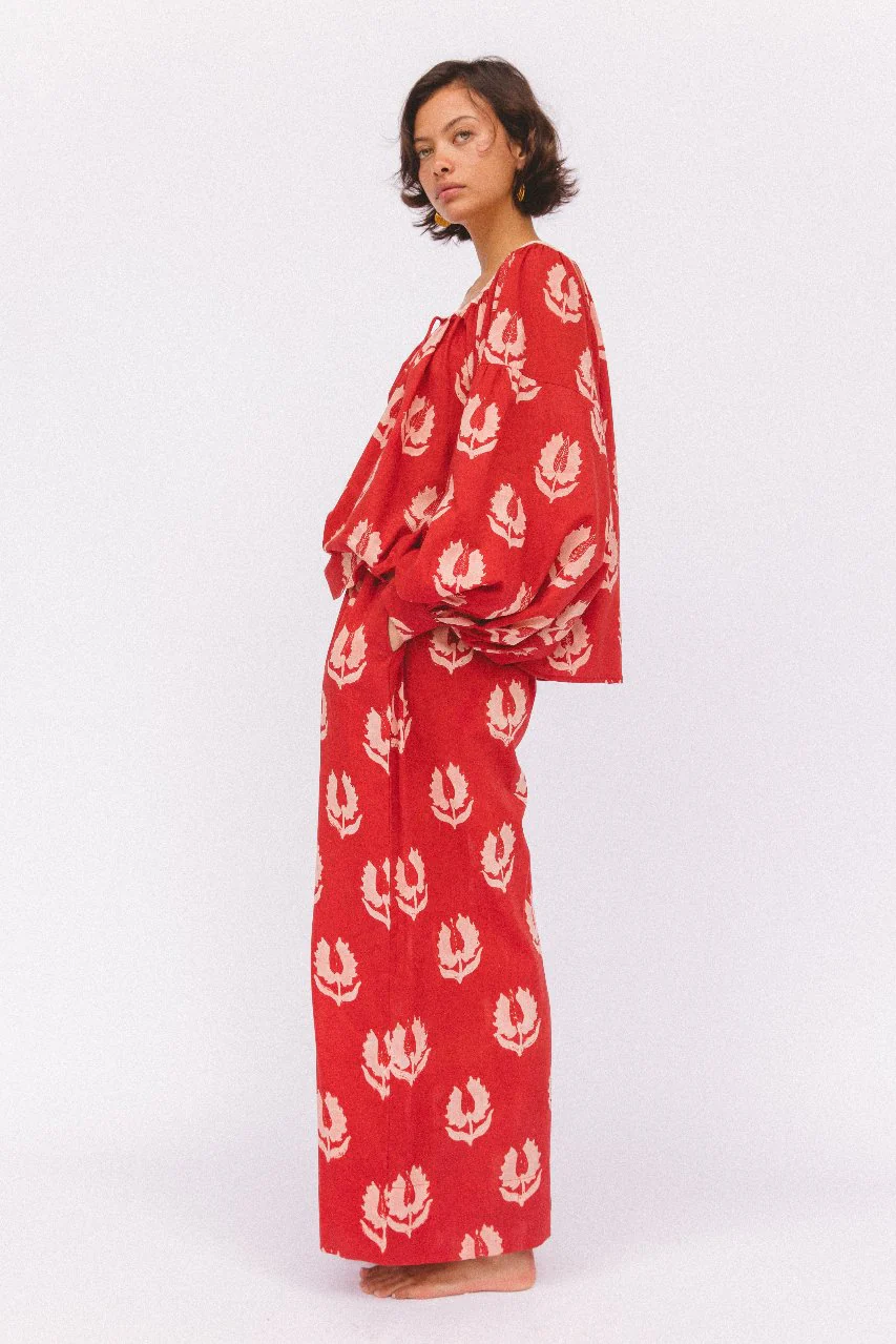 Ria Pants ~ Ruby Red - Image 5