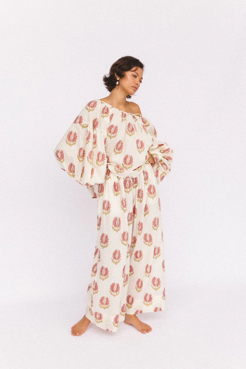 Ria Pants ~ Strawberry Cream - Image 5