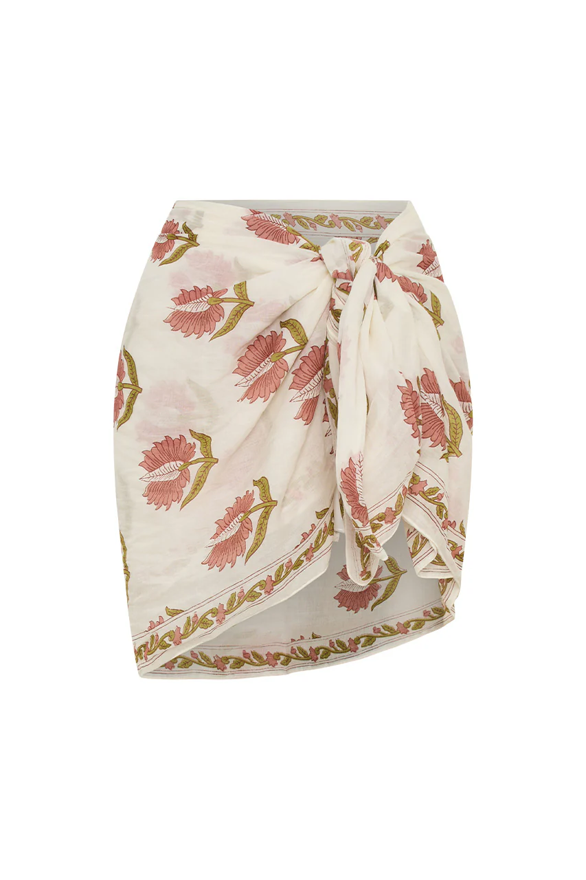 Ria Sarong ~ Strawberry Cream - Image 7