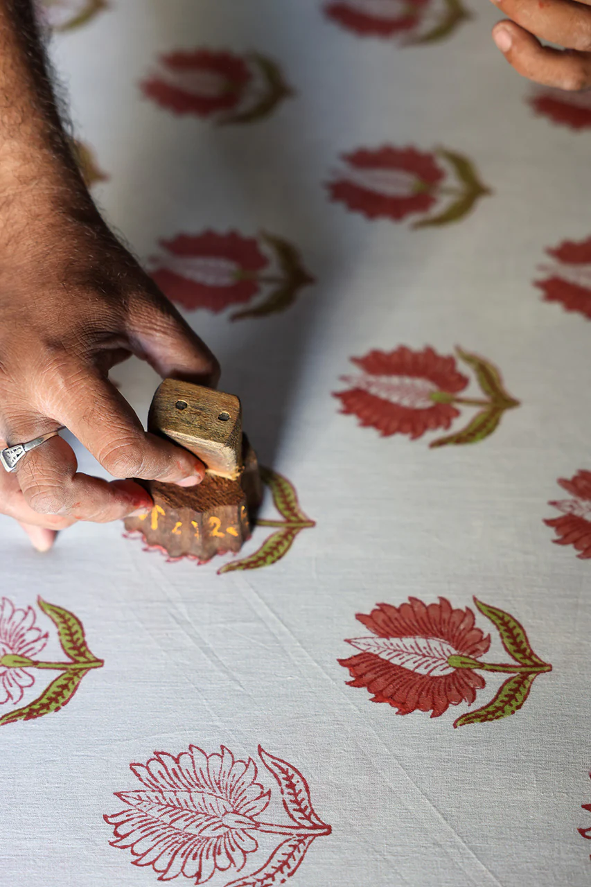 Ria Blouse ~ Strawberry Cream - Image 9