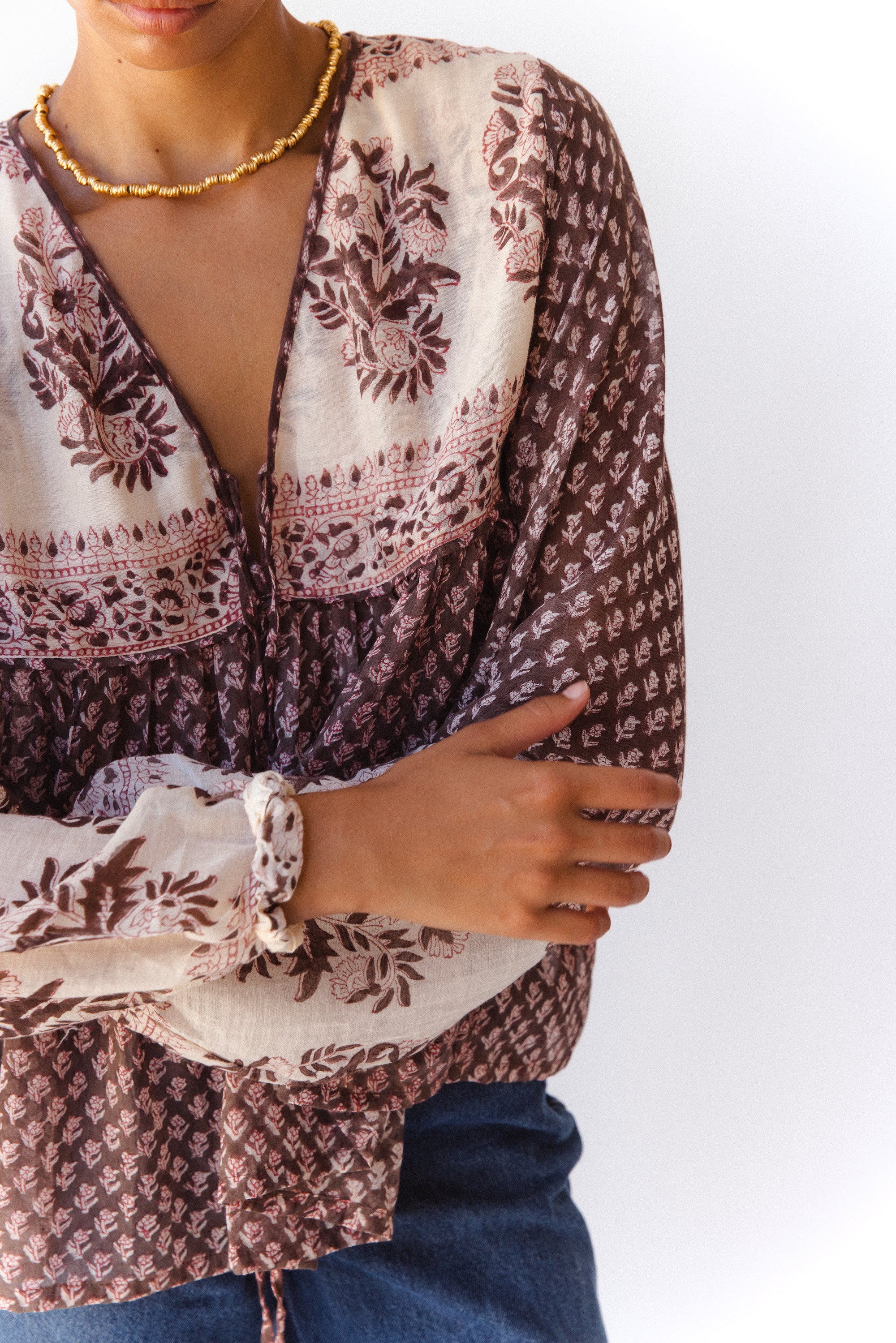 Rooh Blouse ~ Cacao - Image 4